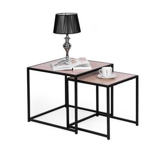 Northix Ensemble de 2 tables basses, design Loft  