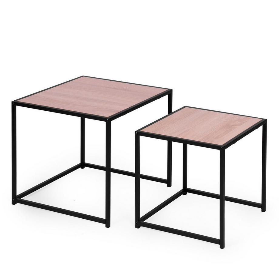 Northix Ensemble de 2 tables basses, design Loft  