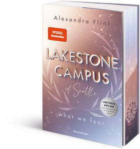 Lakestone Campus of Seattle, Band 1: What We Fear (SPIEGEL-Bestseller - Limitierte Auflage mit Farbschnitt und Charakterkarte) Flint, Alexandra; Kopainski, Alexander (Umschlaggestaltung) Gebundene Ausgabe 