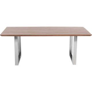 KARE Design Tisch Symphony Walnut Chrom 160x80cm  