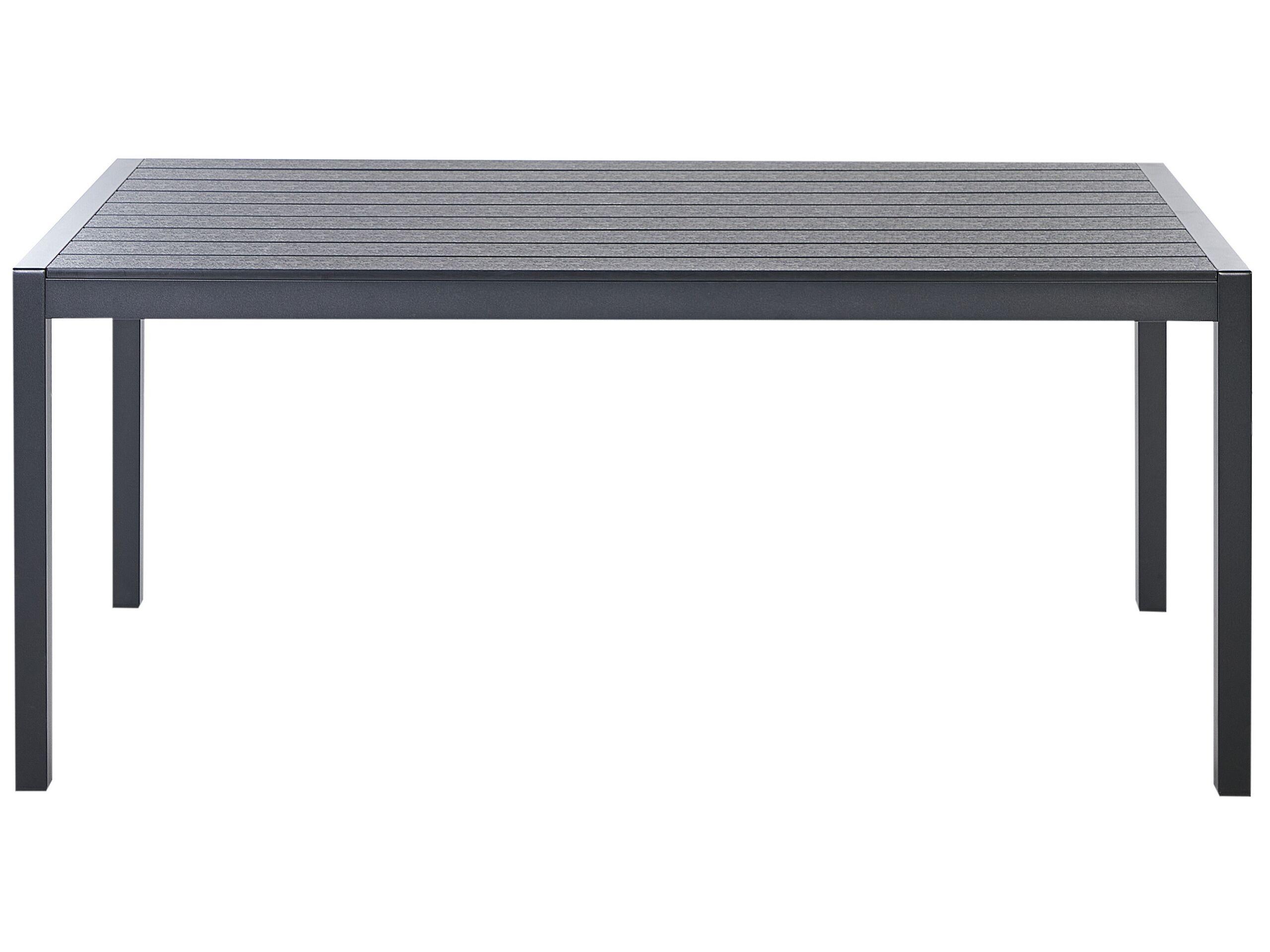 Beliani Gartentisch aus Kunstholz Industriell VERNIO  