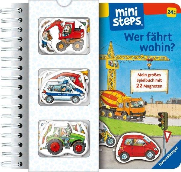 ministeps Wer fährt wohin? Gernhäuser, Susanne; Metzger, Wolfgang (Illustrationen) Copertina rigida 