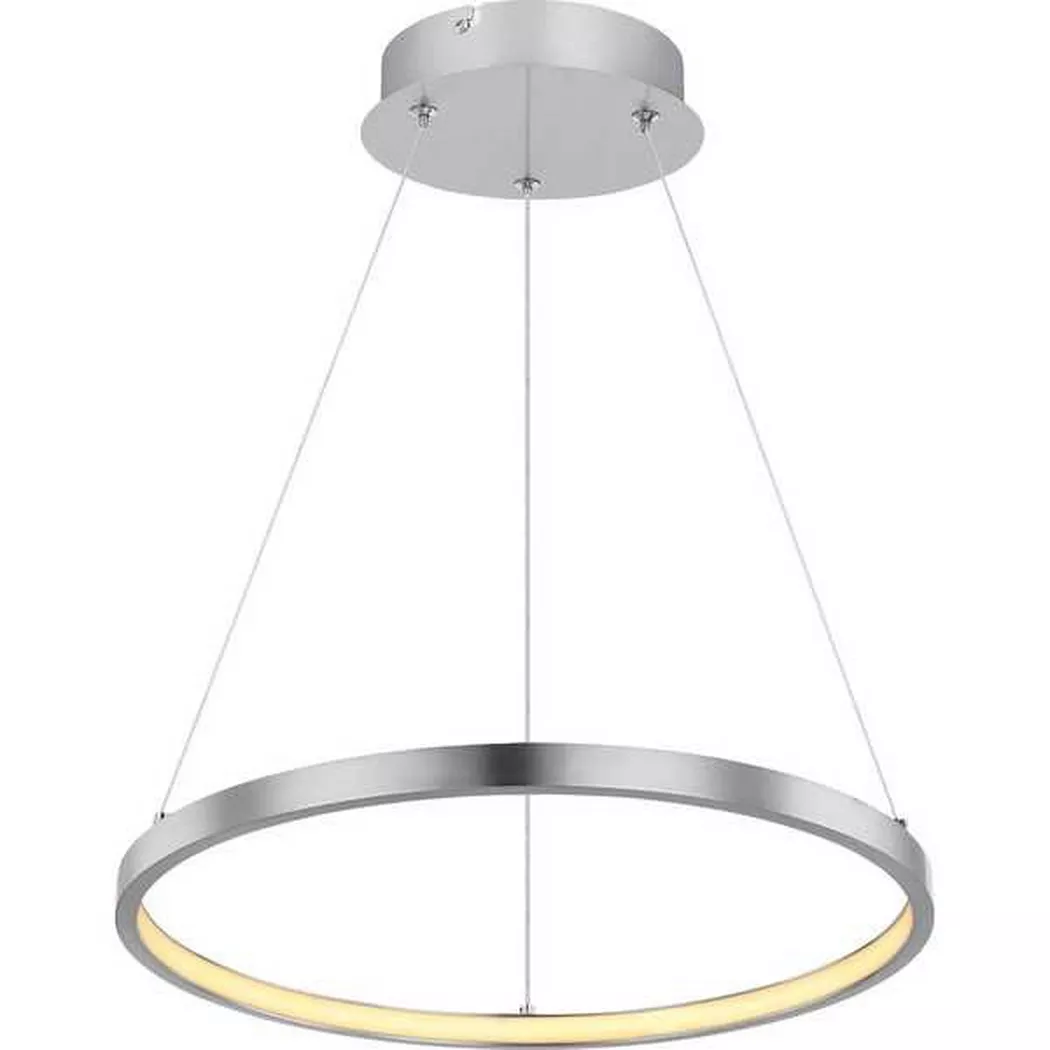 mutoni – Hängeleuchte Ralph Metall matt 1xLED, One Size, Grau