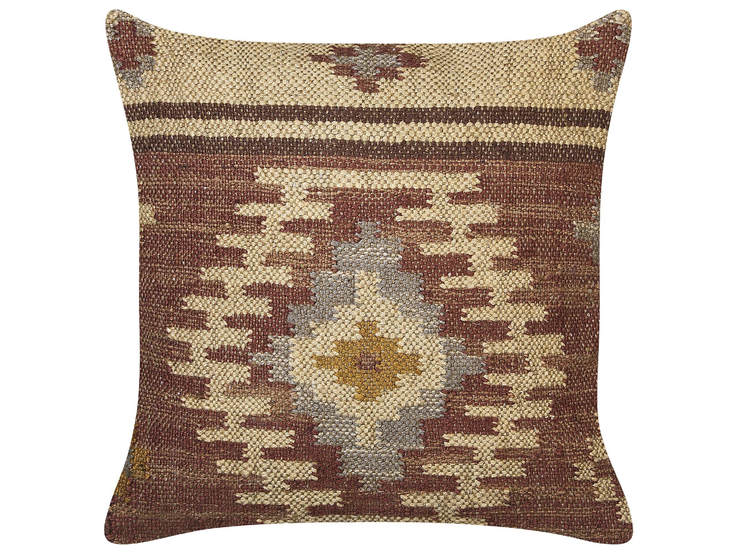 Beliani Coussin en Jute Boho BEEL  