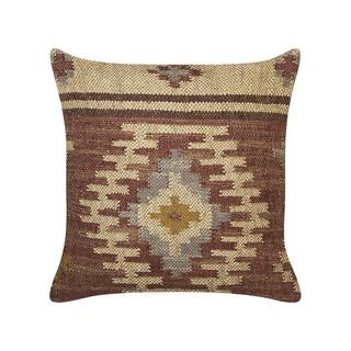 Beliani Coussin en Jute Boho BEEL  