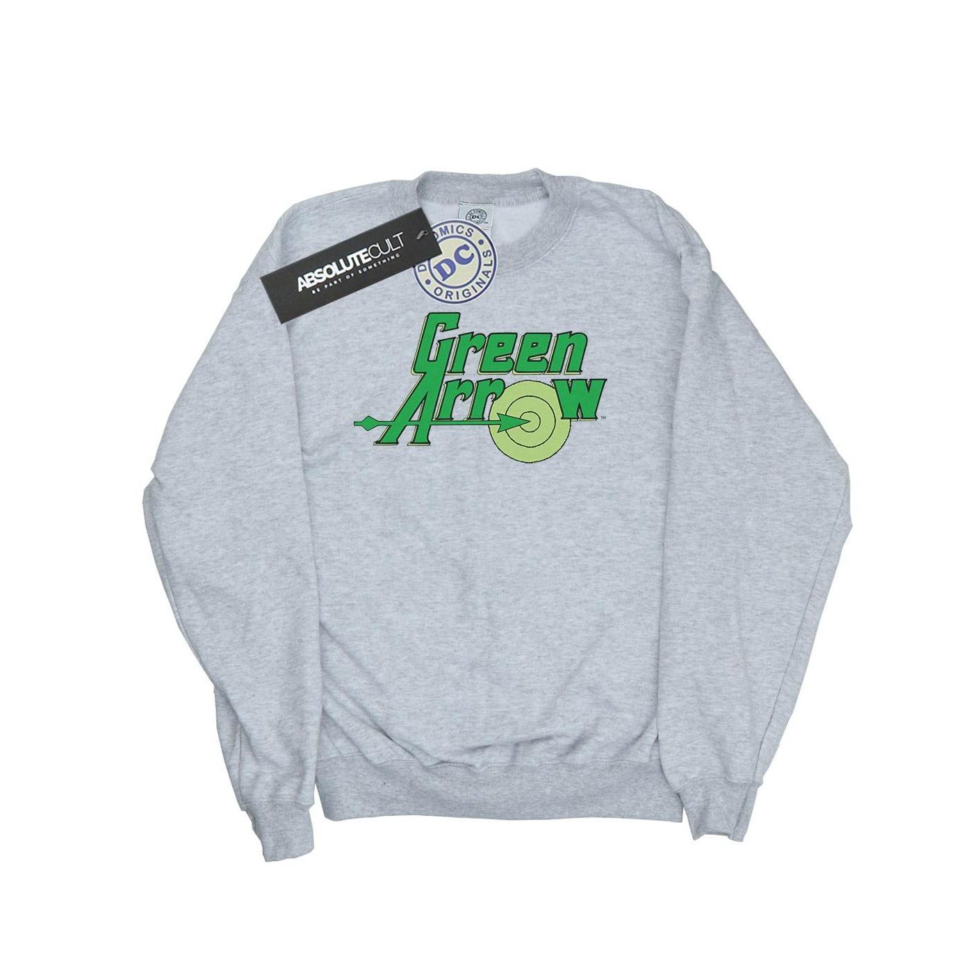 DC COMICS  Green Arrow Text Logo Sweatshirt 