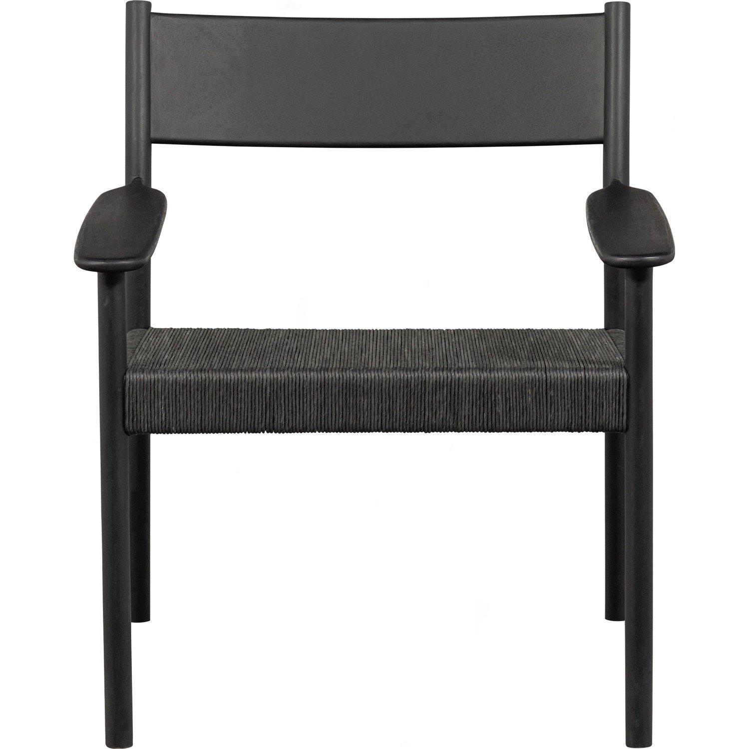 mutoni Fauteuil Lael noir  