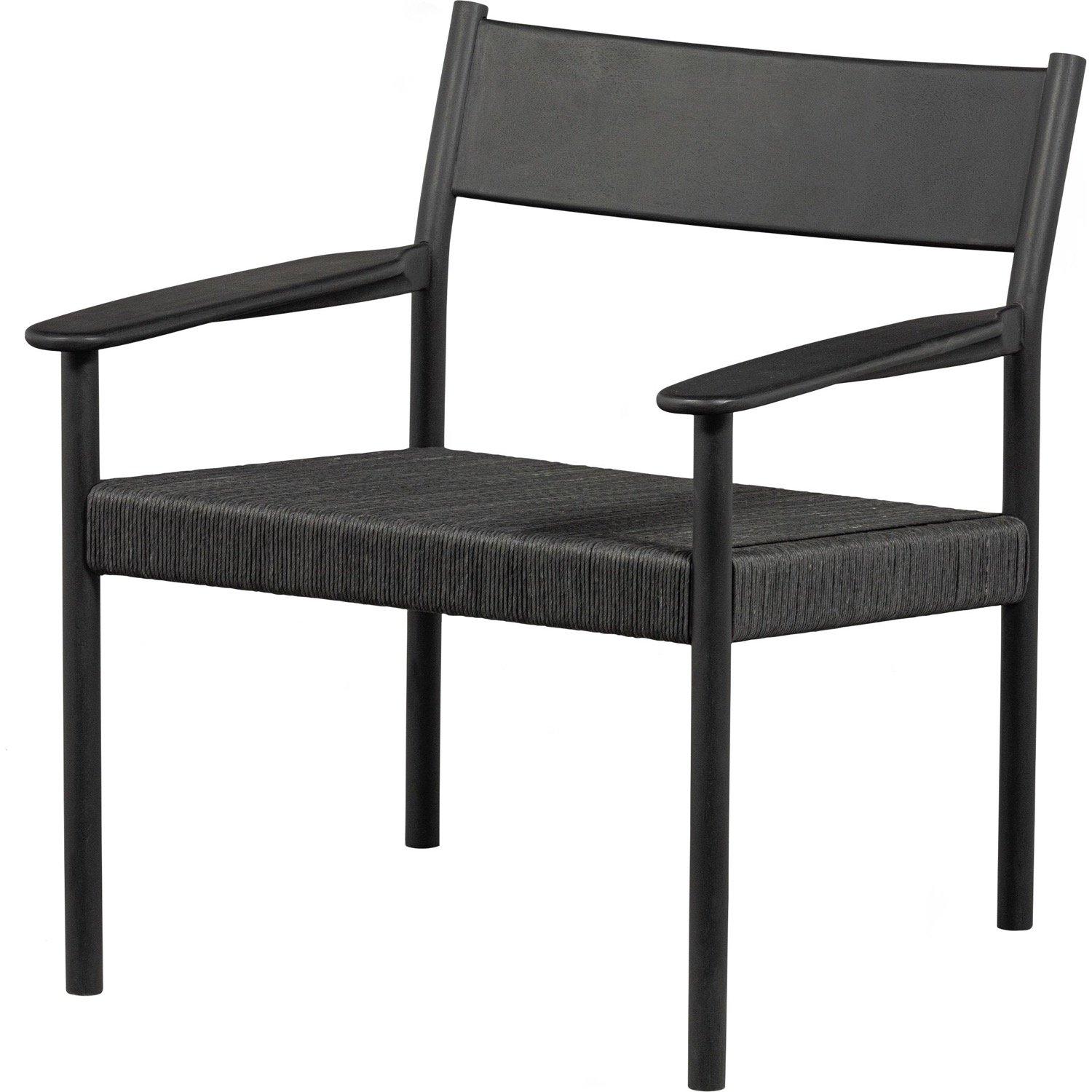 mutoni Fauteuil Lael noir  