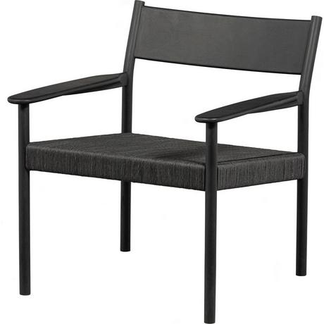 mutoni Fauteuil Lael noir  