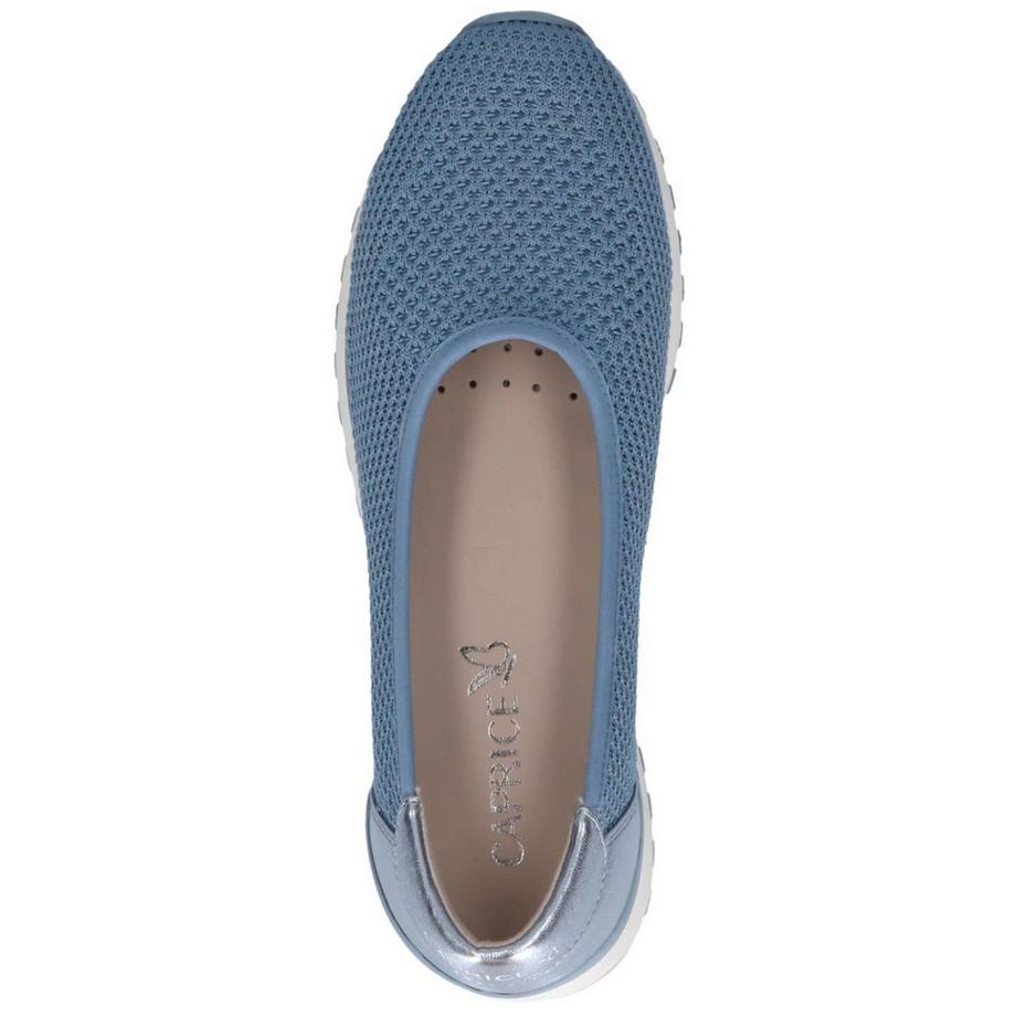 CAPRICE Pantofole a maglia con pannello metallico sul tallone  