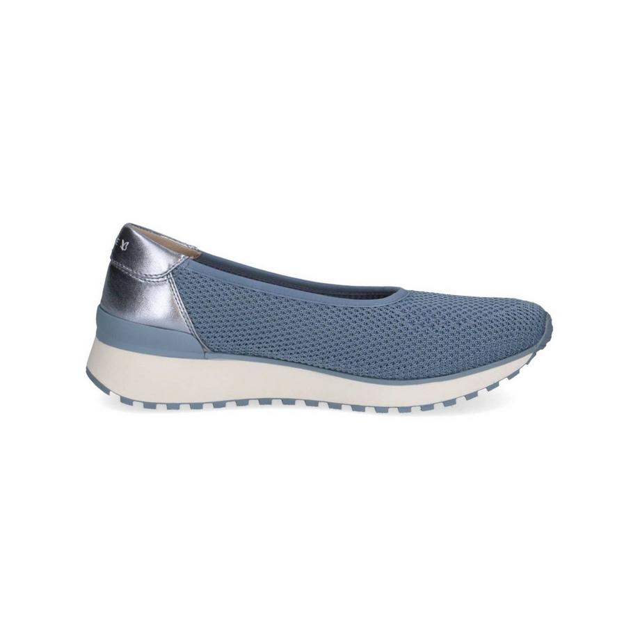 CAPRICE Pantofole a maglia con pannello metallico sul tallone  