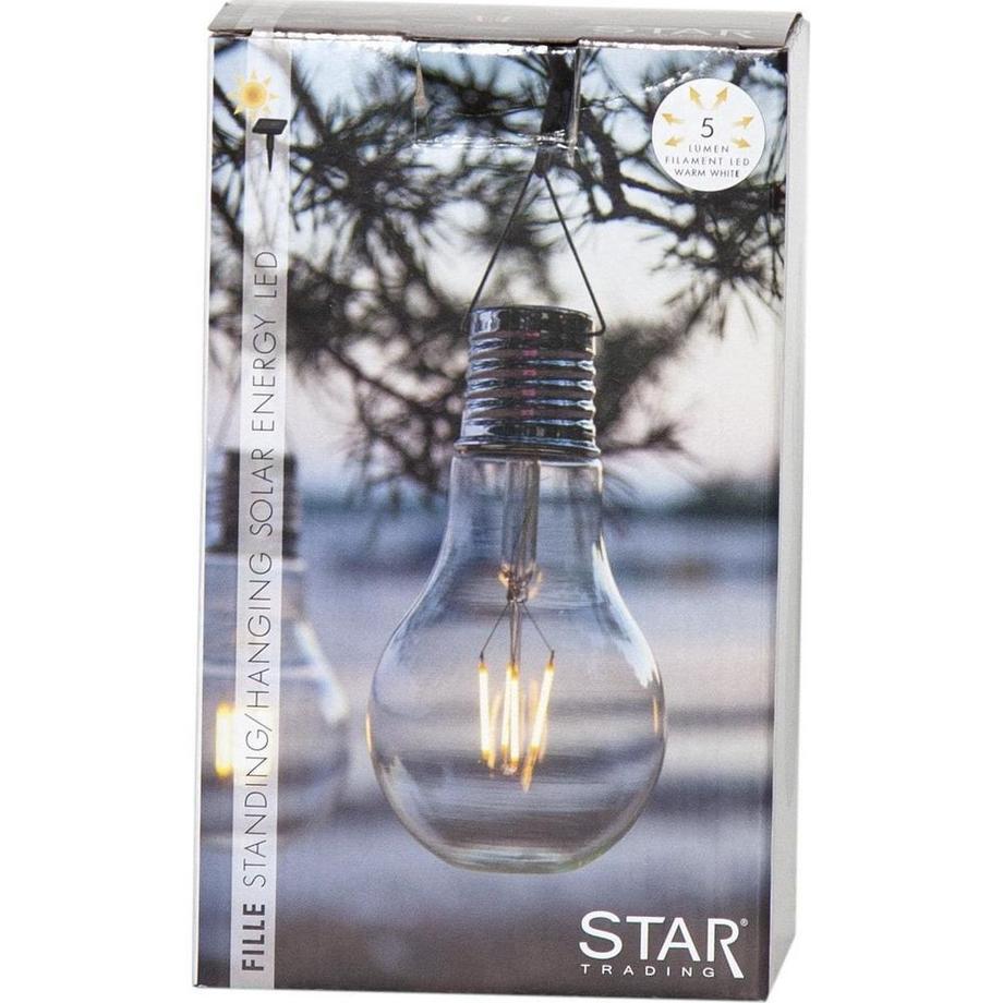 Star Trading LED-Laterne Fille Transparent  