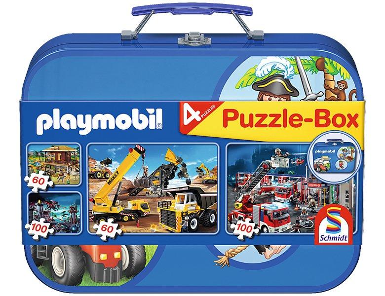 Schmidt  Puzzle Playmobil City Action (2x60/2x100) 