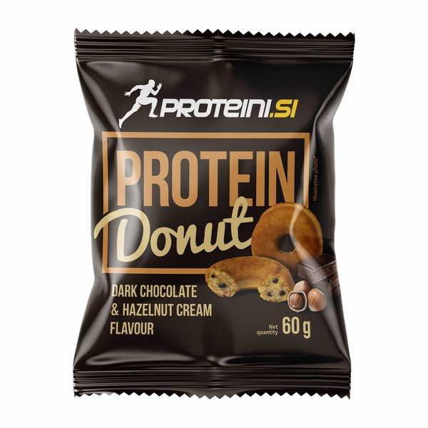 proteini  Pein Donut Dark Chocolate Hazelnut Cream 60g 
