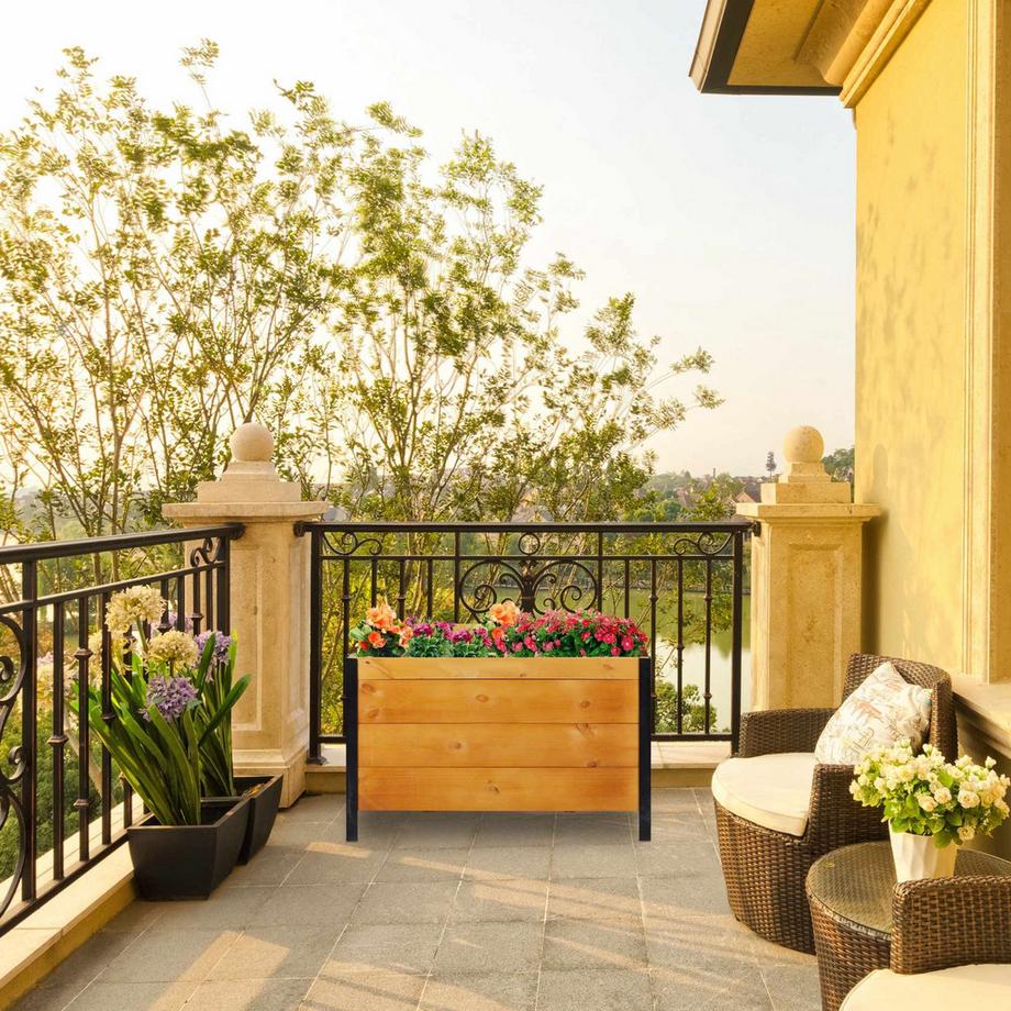 B2X Tavolo fioriera in legno  