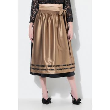 Wende-Dirndlschürze, gesmokt, Zierbänder