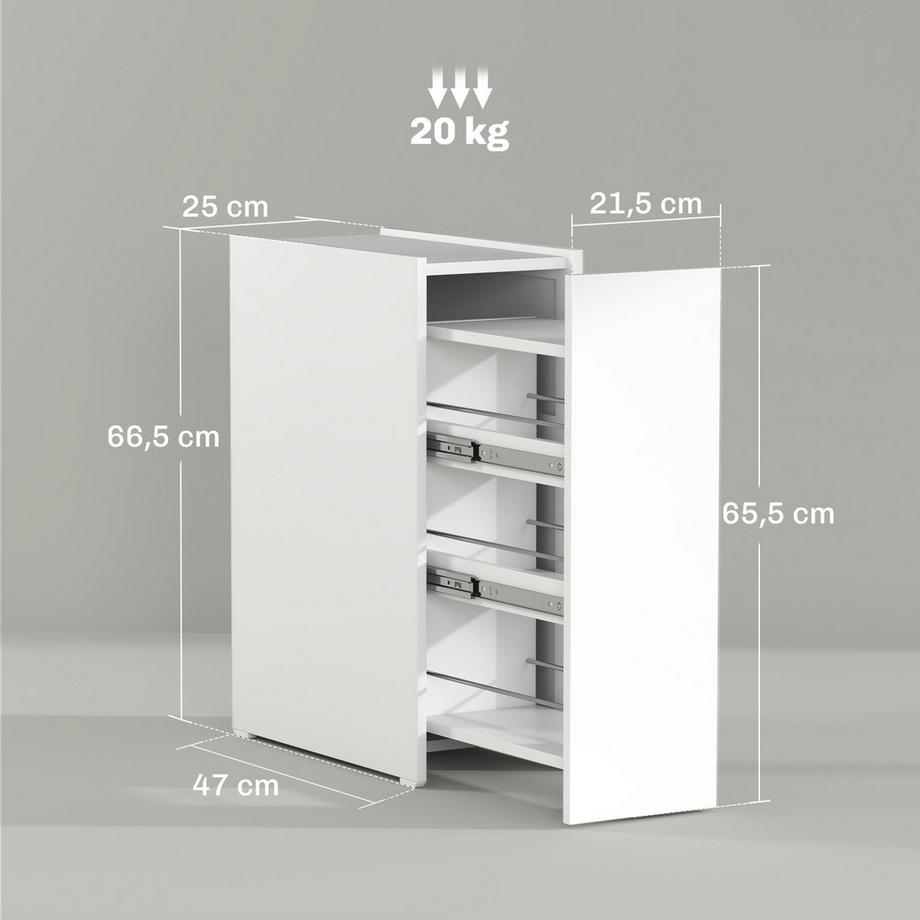HOMCOM Badezimmerschrank  