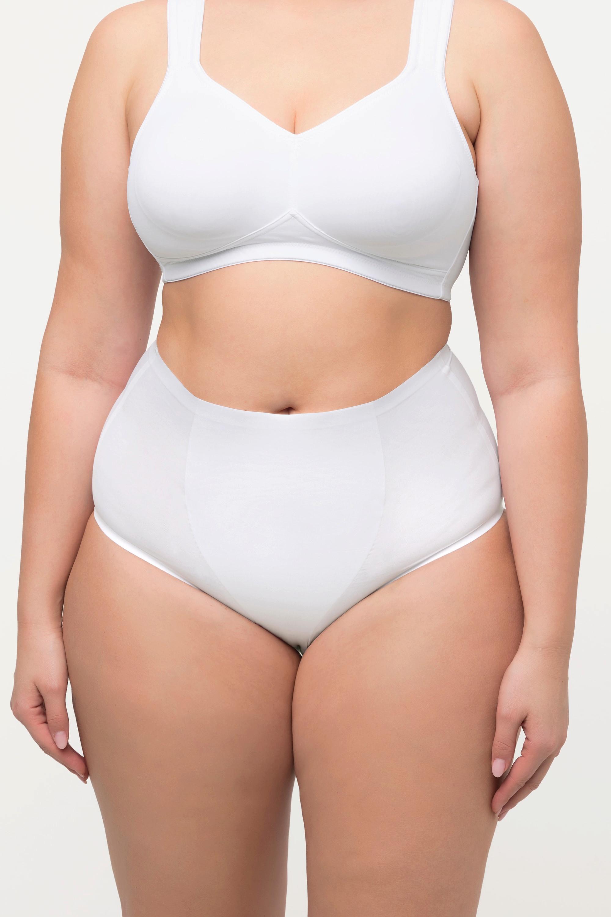 Ulla Popken  Culotte gainante Shapewear. Taille haute, empiècement sculptant. 