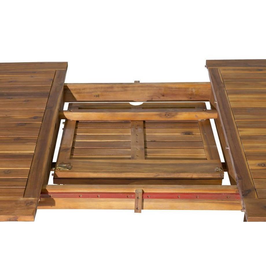 mutoni Garten Ausziehtisch Akazie oval 150200x100  