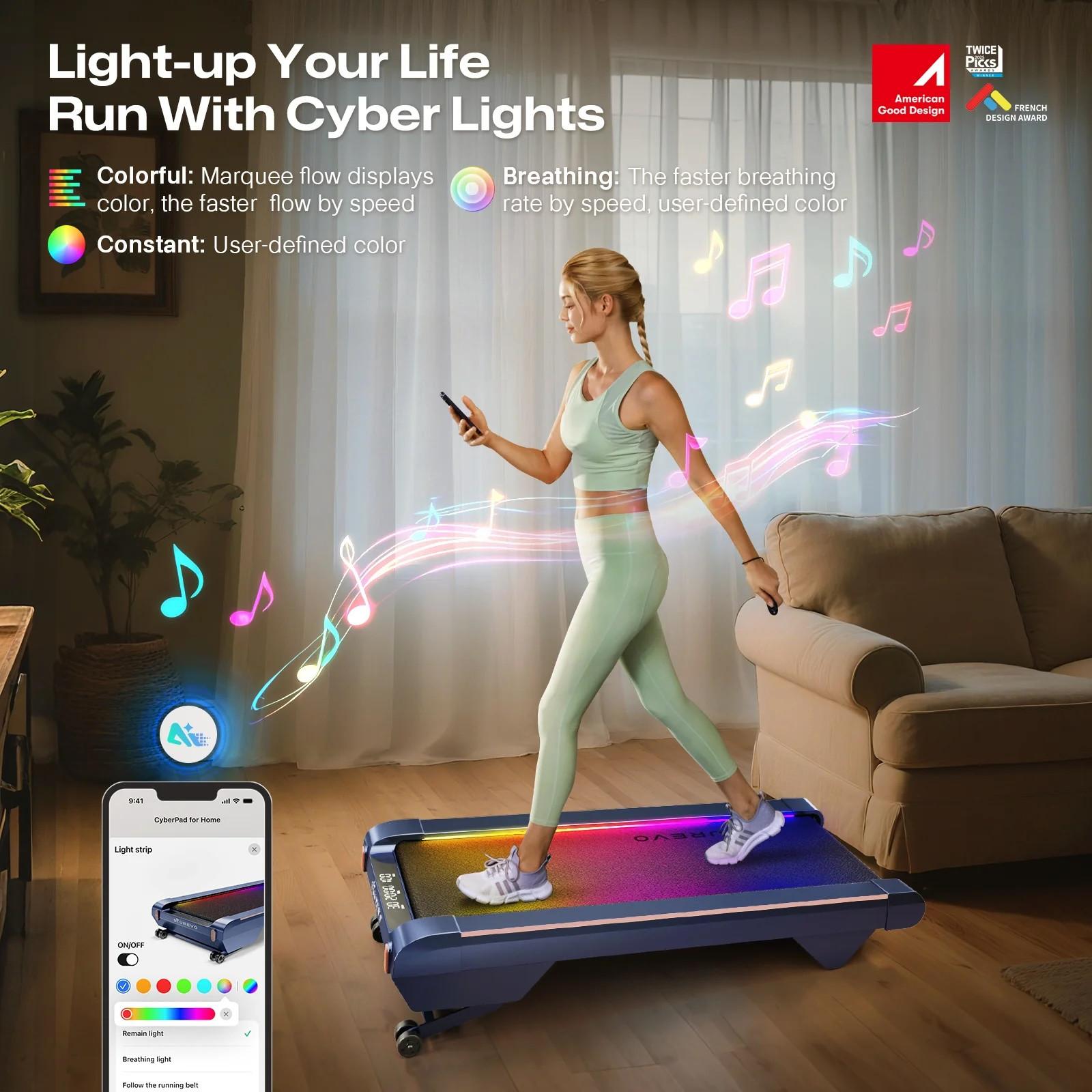 Urevo  CyberPad Laufband für Zuhause URTM038 