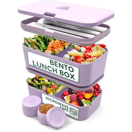 Umami Bento Box Nestable L Lavender  