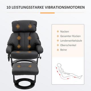 HOMCOM  Chaise de massage 