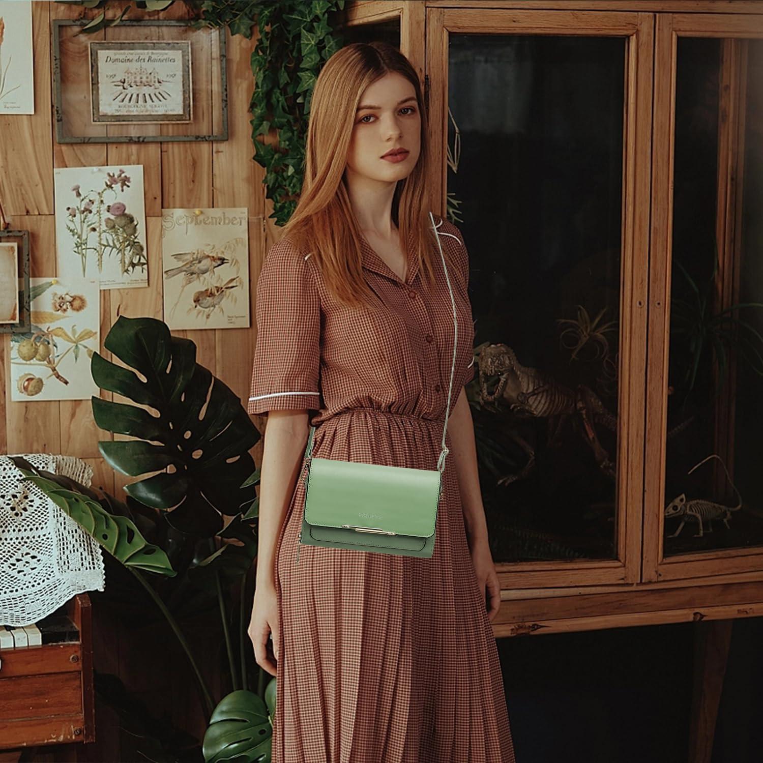 Only-bags.store PU Leder Crossbody Umhängetasche Passport Handytasche mit Kartenschlitz Verstellbarer Abnehmbarer Schulterriemen  