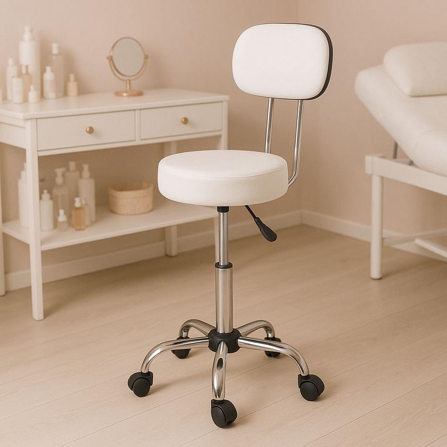 Northio Sgabello girevole con schienale  