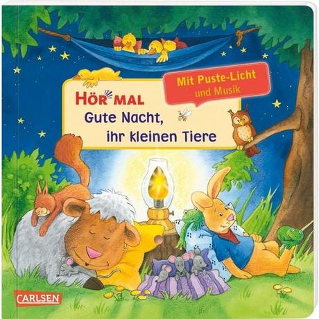 Hör mal (Soundbuch): Mach mit - Pust aus: Gute Nacht, ihr kleinen Tiere Kerstin M. Schuld Gebundene Ausgabe 