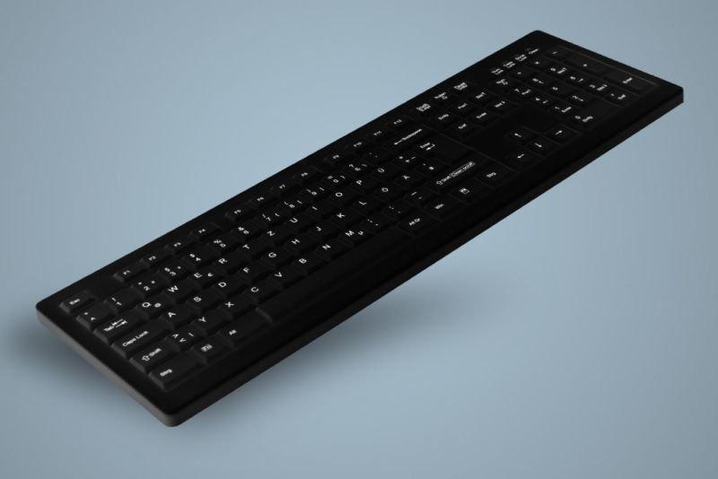 Active Key  desinfizierbare Tastatur schwarz USB 2.4Ghz, mit Wechselmembrane 