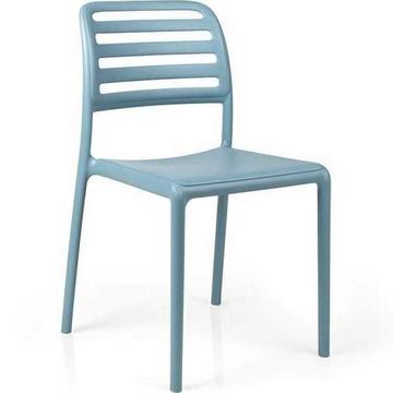 Chaise de jardin Costa Bistrot bleu clair