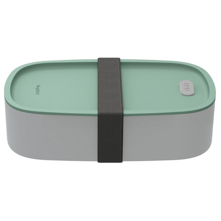 Berghoff  BergHOFF Leo 3950255 contenitore portapranzo Set per borsa portapranzo Polibutilene Tereftalato (PBT), Polipropilene (PP), Silicone, Acciaio inossidabile Grigio, Colore menta, Trasparente 