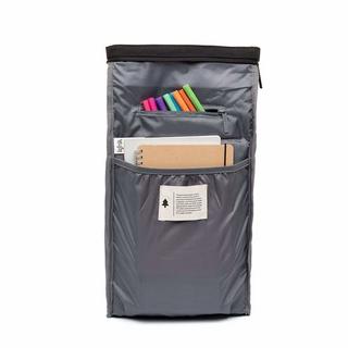 Lefrik Roll Mini sac à dos Sac à dos normal Noir Polyester, Élastomère thermoplastique (TPE)  
