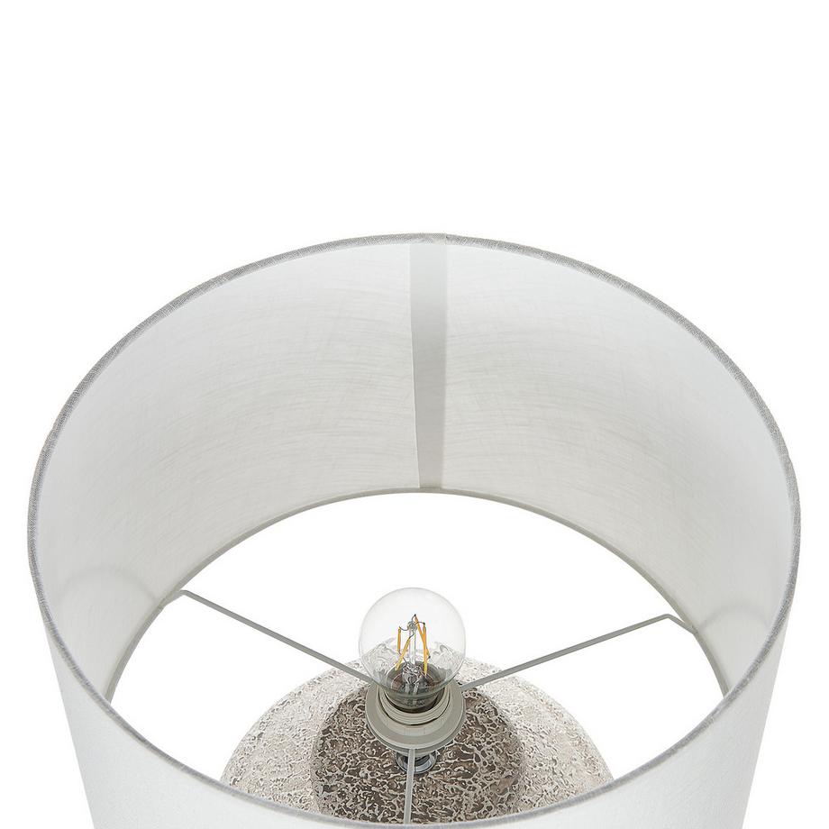 Beliani Lampe à poser en Céramique Minimaliste CAINE  