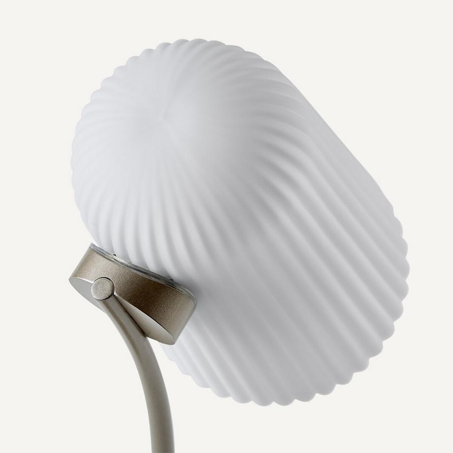 AM.PM Lampe opaline cannelée  