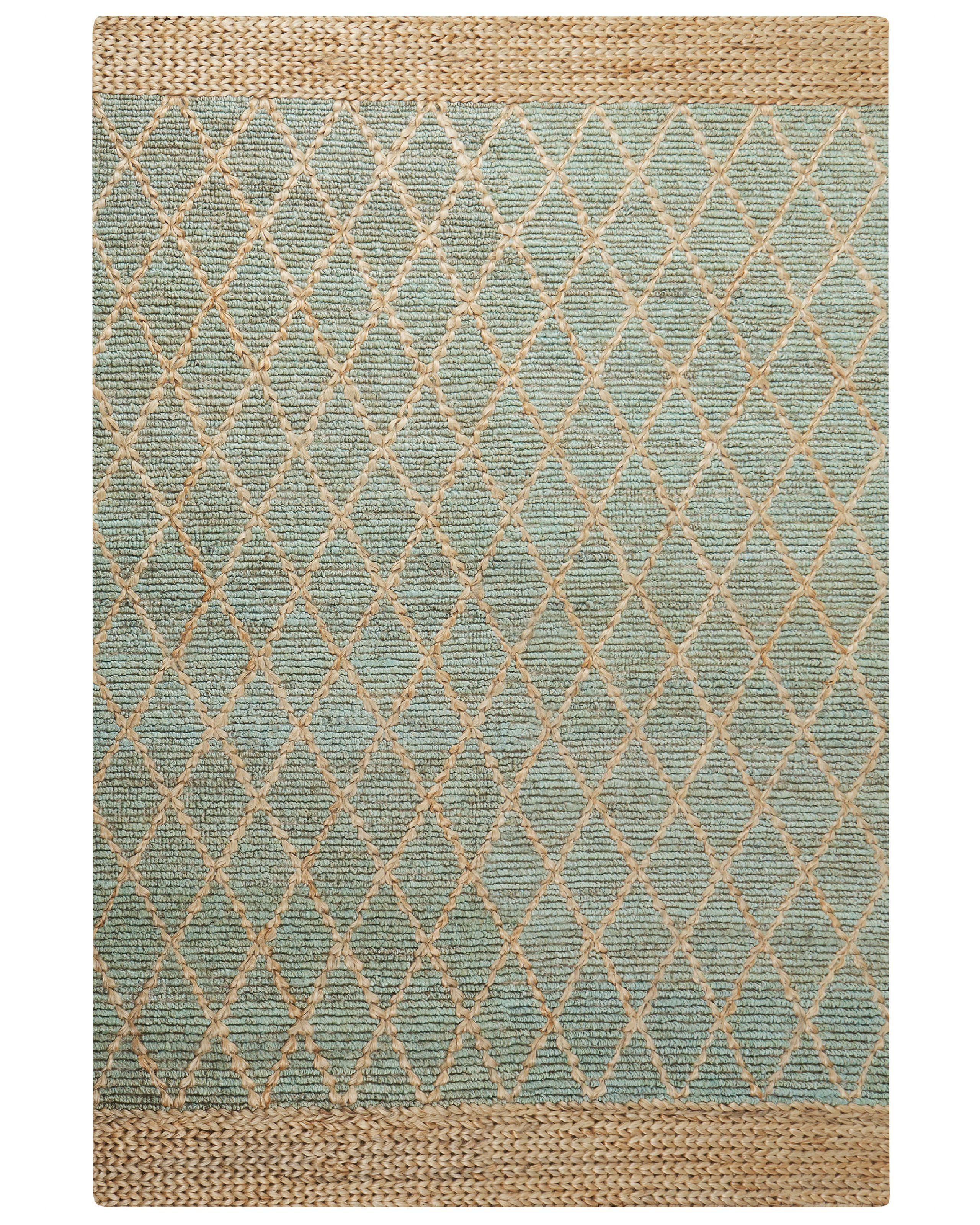 Beliani Tapis en Jute Boho TELLIKAYA  