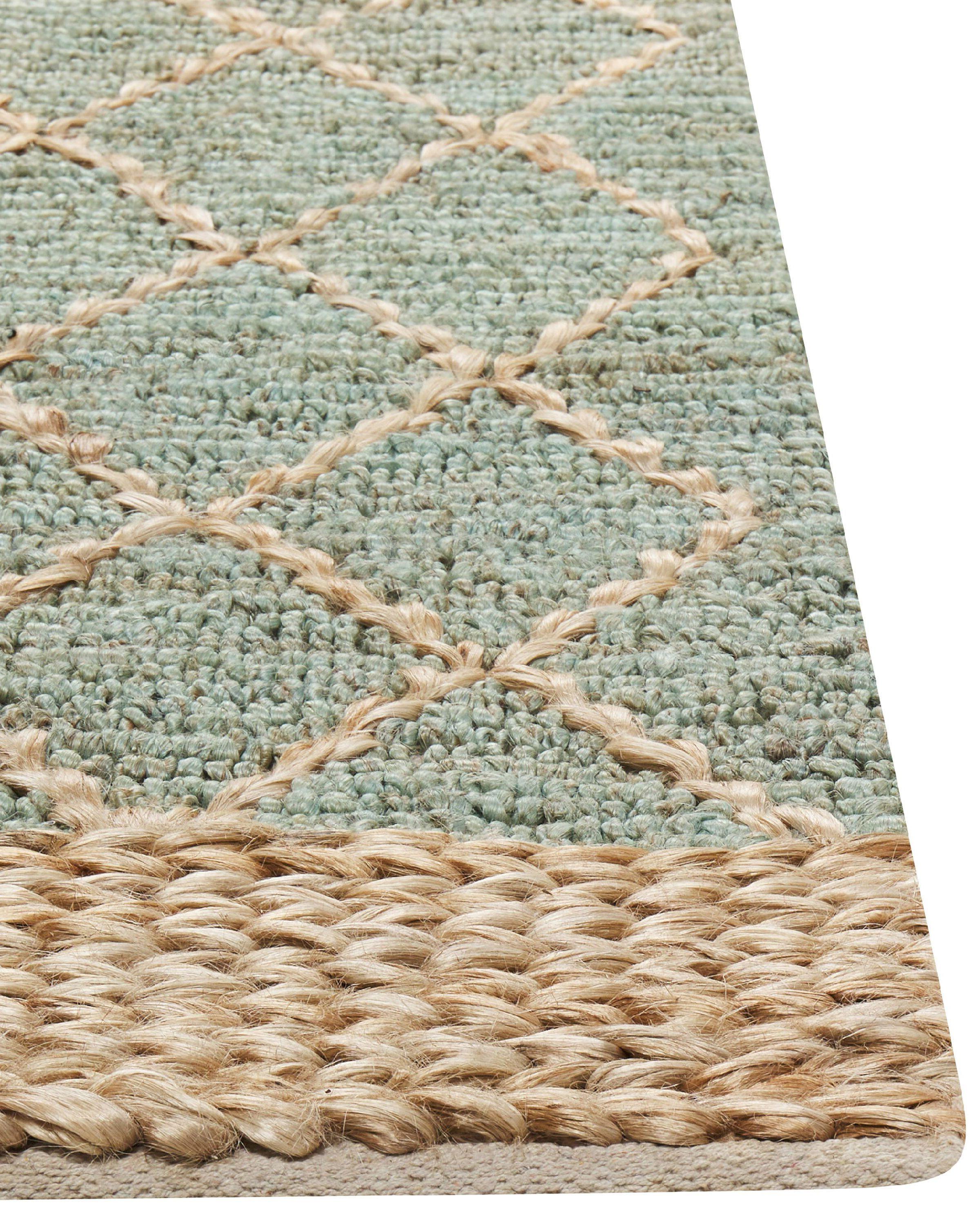 Beliani Tapis en Jute Boho TELLIKAYA  