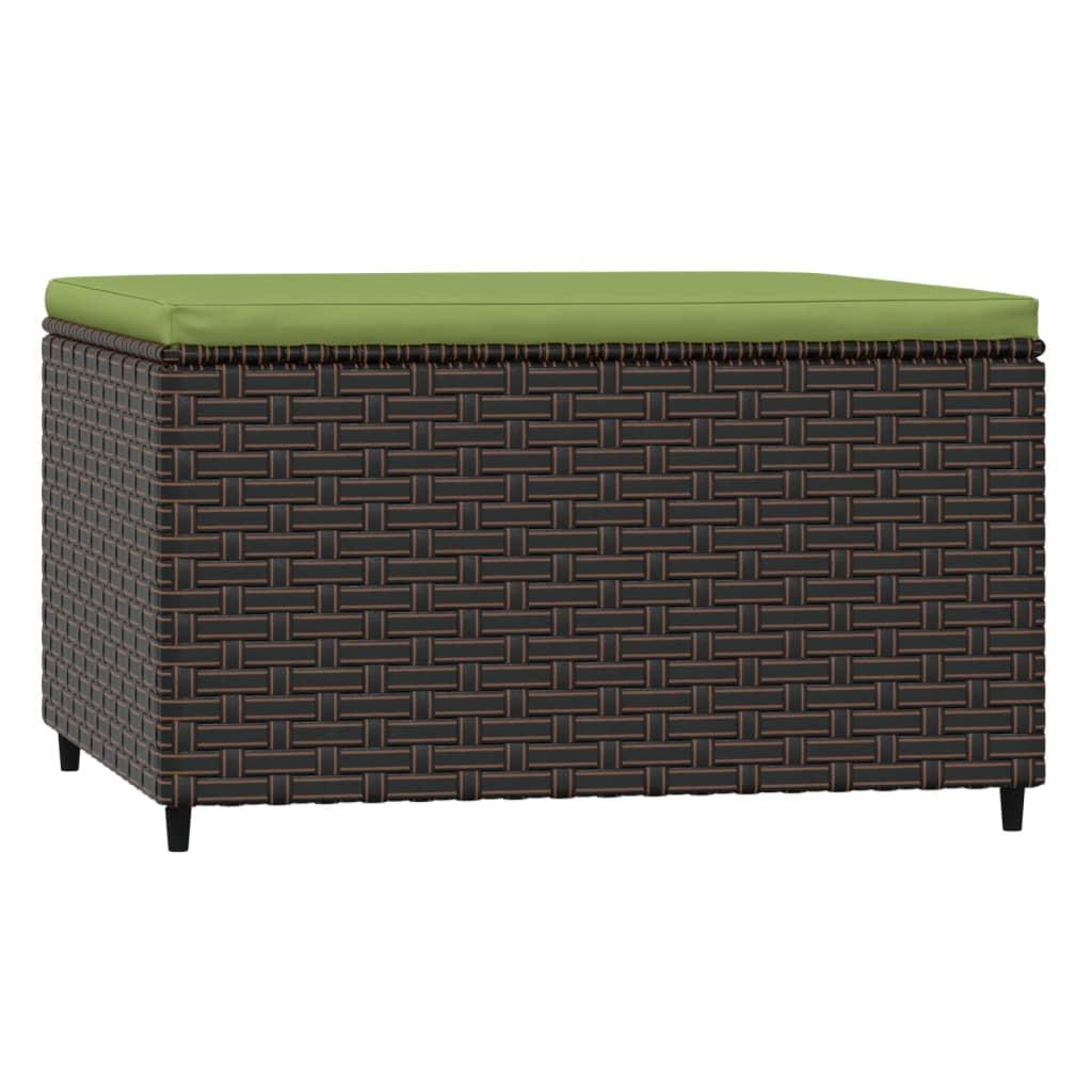 VidaXL  Gartenhocker poly-rattan 