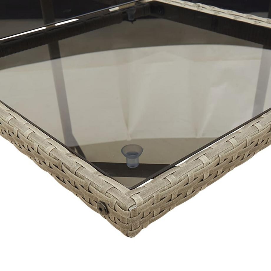 VidaXL Garten essgruppe poly-rattan  