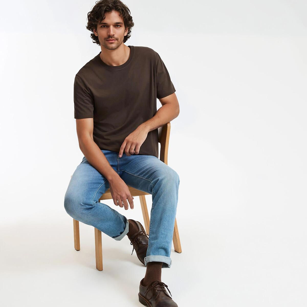 La Redoute Collections Rundhals Kurzarm T-Shirt  