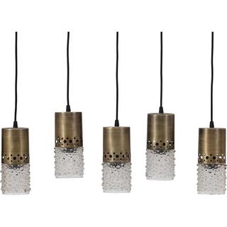 mutoni Suspension Sprinkle 5 lampes laiton antique large  