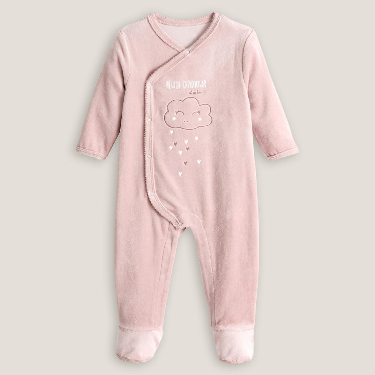 La Redoute Collections  Pyjama 1 pièce en velours coton bio préma-2 ans 