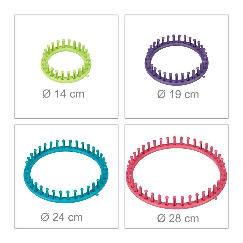 B2X  Strickringe 6er Set 