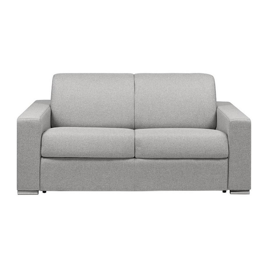 LINEA SOFA Schlafsofa 2-Sitzer - Liegefläche: 120 cm - Matratzenhöhe: 22 cm - Stoff - Grau - CALITO  