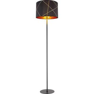 mutoni Lampadaire Bemmo métal noir 1xE27  