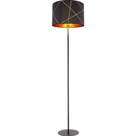 mutoni Lampadaire Bemmo métal noir 1xE27  