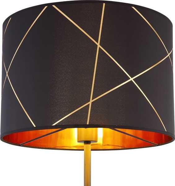 mutoni Lampadaire Bemmo métal noir 1xE27  