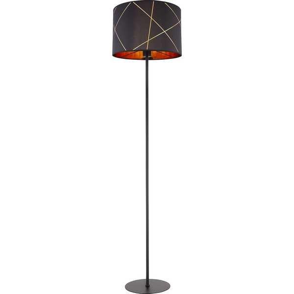 mutoni Lampadaire Bemmo métal noir 1xE27  