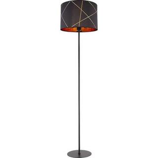 mutoni Lampadaire Bemmo métal noir 1xE27  