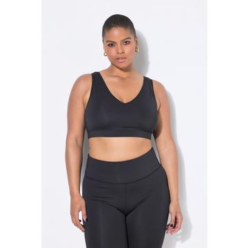 Reggiseno sportivo con GET STRONG sulla fascia sotto il seno